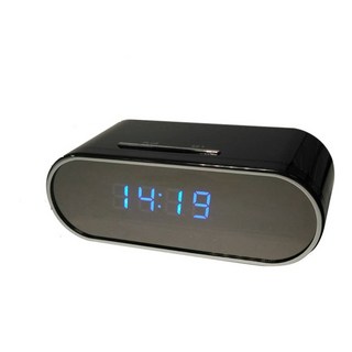 中台灣防衛科技 W101無線WIFI遠端鬧鐘攝影機/手機遠端監看/1080P高畫質/365天不間斷錄影/鬧鐘遠端, 1個, W101