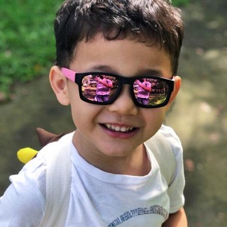 Loveye偏光粉太陽眼鏡_3種尺寸可選_耐凹折鏡架、UV400安全防爆鏡片