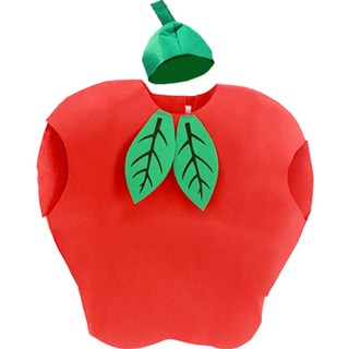 23 할로윈 역할놀의 의상, 1개, 22_아동 역할놀이 과일 의상 (사과)