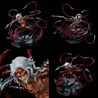 귀멸의 칼날 피규어 코쿠시보 요리이치 귀칼 미니어처 여러종, 鬼王-鬼舞辻无惨 可发光 35cm, 1개