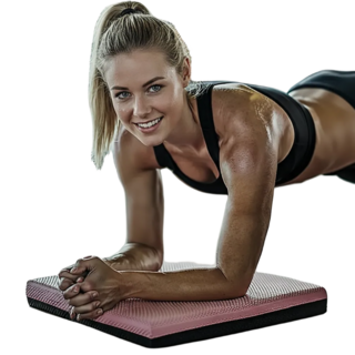 나나코지 밸런스 패드 데드리프트매트 프랭크 필라테스 논슬립 발란스 패드 50*40*4cm, 핑크