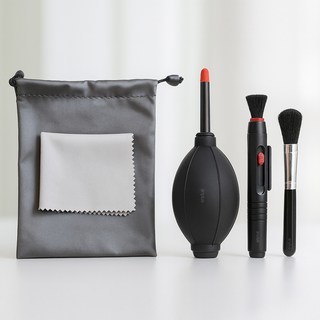 앙플러스 카메라 렌즈 클리닝 먼지제거 청소도구 4종 키트, 1개, 단일