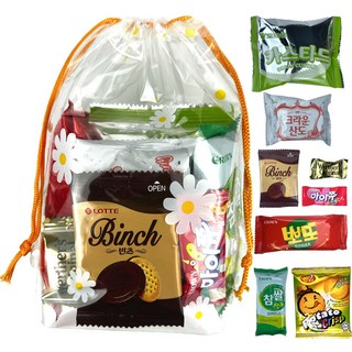 [선물.Dream]학생 단체 간식 학원 답례품 국산 과자 꾸러미 세트, 1박스, 미니주머니간식(총15개)