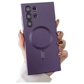 三星 Galaxy S24/S24plus/S24 Ultra 金屬漆面磁吸保護殼 支援MagSafe無線充電