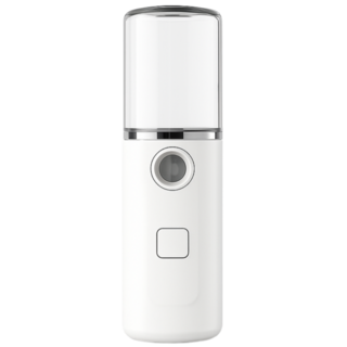 미라클다인 전동 자동 안개 분사 공병 미세 미니 미스트 분무기 스프레이 수분 공급 충전식, 화이트, 1개