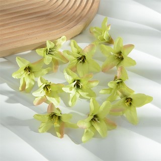 嗨購 Y仿真小百合花朵頭飾手工diy客廳佈置花盒禮品盒配花伴手禮盒裝飾, 5