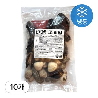 [인생건어물] 형기네 일품국물 리뉴얼 조개탕 650g 10개입 밀키트 대용량 업소용, 10개