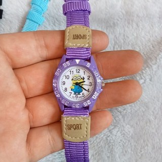 小小兵系列兒童可愛小黃人手錶，卡通石英錶，幼兒園小學生時尚腕錶