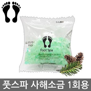 바스참 풋스파 사해소금 족욕제 족욕소금 30g-피톤치드, 30g, 1개
