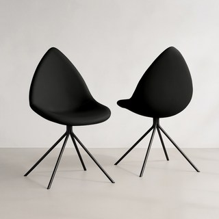 도무 세라 체어 모던 디자인 식탁의자, 1개, 블랙