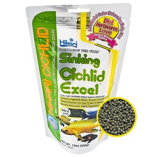 히카리 시클리드 엑셀 열대어 사료 small, 342g, 1개