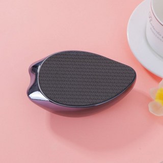 磨腳神器便攜式新科技納米玻璃磨腳器去後跟老繭去角質死皮搓腳器, 小狐狸納米玻璃磨腳器  槍黑色, 1個