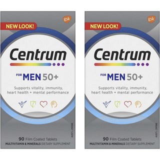 Centrum 善存 50歲以上男性適用綜合維他命膜衣錠, 2罐, 90顆