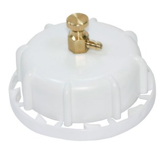 과학실 제리캔 폐수통용 가스배출콕크 부착된 폐수통마개 기름 물통 효소 약통