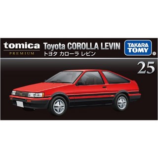 多美 Tomica 25 豐田 Toyota Corolla Levin Premium 黑色盒裝, TP25 Corolla Levin