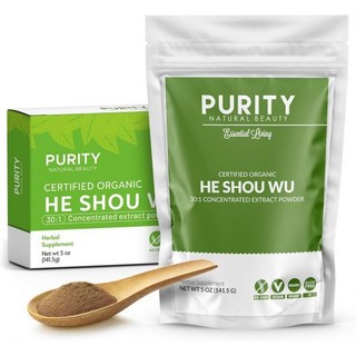 Certified He Shou Wu - Large 5oz Bag of 30:1 Concentrated-Fo-ti - Foti Extract- Fo ti He Shou Wu -, Pack of 1 - 5 Ounces, 1개