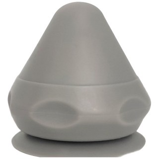 吸附式筋膜球 筋膜球 按摩球 吸盤筋膜球 瑜珈按摩球 足底按摩球 腳底按摩 肌膜球, 灰色, 1個