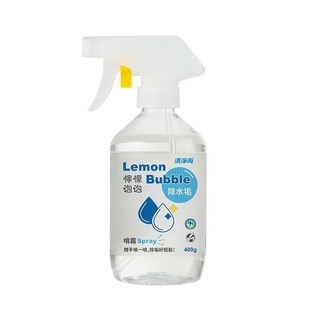 清淨海檸檬泡泡除水垢清潔劑400g 輕鬆噴灑 去除浴室水垢 散發檸檬清香, 1個