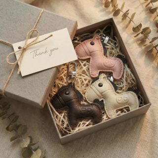 [3개세트] 멜리플라이 미니 가죽 말키링