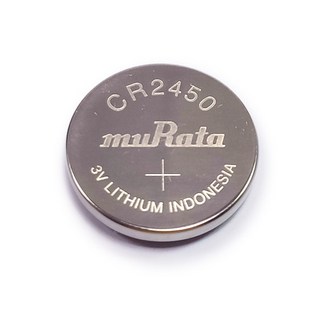 【muRata】CR2450鈕扣型鋰電池 適用於弘麒(超長效型21天) 電子蠟燭燈 環保燈, 單顆, 1