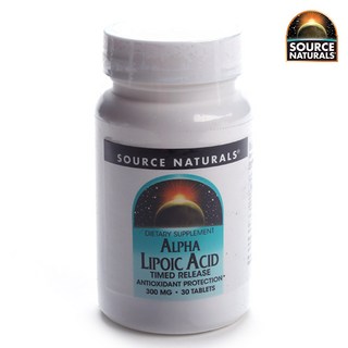 SOURCE NATURALS 硫辛酸錠 300mg, 30顆, 1罐