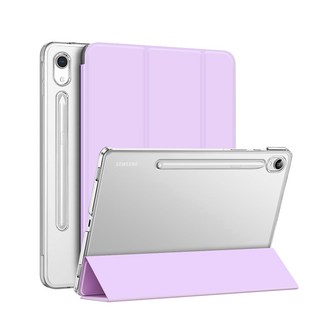 니하 갤럭시 탭 슬림 클리어 케이스, 라이트퍼플, 1개