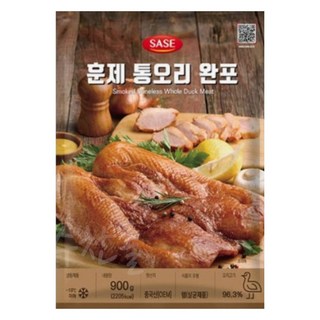 사세 훈제오리 완포, 900g, 2개