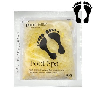 바스참 풋스파 사해소금 족욕제 족욕소금 30g-내추럴 족욕용솔트, 1개, 30g