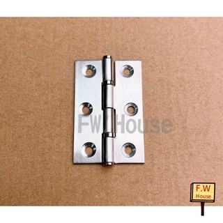 不鏽鋼合頁 培林鉸鏈 櫃門 木盒 蝴蝶丁雙 平開活頁 4吋 2吋, 1個