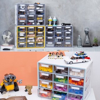 매그놀리아웍스 시스맥스 U.P 12단 시스템 멀티박스 책상정리 데스크정리 책상수납 데스크수납 심플, 그레이, 그레이, 1개