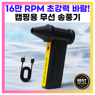 무선 에어건 초고속 초강력 송풍기 낙엽청소기 캠핑용, 1개, 본품 + 배터리1개