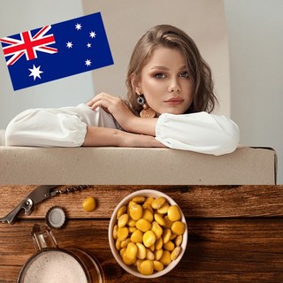 껍질깐 루피니빈콩 호주산 루핀콩 LUPIN 100%, 5개, 1kg