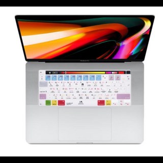 호환 단축키 실리콘 키보드 스킨 커버 보호기 프로 16 A2141 M1 칩 A2338A2251A2289 2020 EU 버전, [07] Final-Cut-Pro-X, 1개