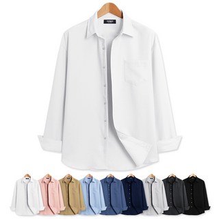 링클프리 오버핏 무지 구김방지 긴팔셔츠 (SCC5381PT)