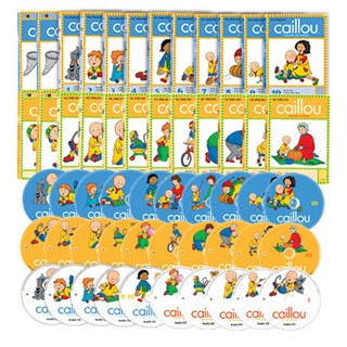 DVD 까이유 익스플로러편+ 캡틴편 (20disc+영한대본4권+ 오디오CD10종)