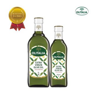 [올리타리아] 엑스트라버진 올리브오일 1L 500ml, 1.5L, 1세트