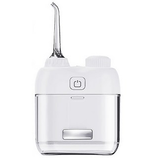 口袋沖牙器mini 便攜式沖牙機 迷你水牙線 三模式清潔 IPX7防水, 白色, CY001