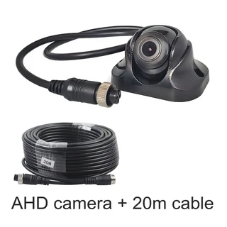 DIYKIT 1920x1080 AHD 고화질 170도 광각 차량 트럭 스타라이트 야간 투시 후방 카메라 (버스 자동차 모니, 04 camera and 20m