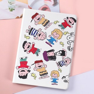 TYREUS 스누피 태블릿 케이스 2021 프로 9세대 호환 캐릭터 미니6 에어 아이패드 케이스 10.2인치, B, 1개