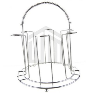 위니스토어 스텐 6구 컵홀더 컵걸이, 1개