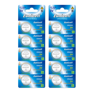 굿앤굿스 CR2025 유니셀 Eunicell 코인 건전지, 10개, 1매입