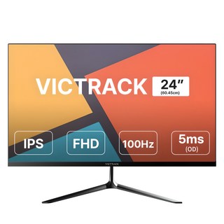 VICTRACK FHD 100Hz平面螢幕, 60.45cm, 24FM10001