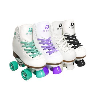 롤링스타 아동 어린이 성인 밀크팝 롤러스케이트, 퍼플, 1개
