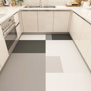 PVC 발매트 형 특대형 미끄럼방지 E22 특대 두꺼운 패턴 싱크대발매트 베란다 쿠션, 잔샹 화이트 4