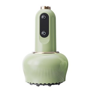 電動充電刮痧儀器家用刮痧儀疏通經絡刷按摩神器拔罐通用吸痧, 1個, G05綠色【拔罐器】+ 鋼珠款
