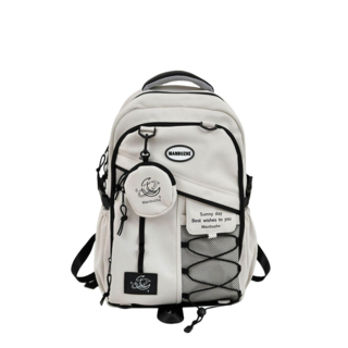 CQGD 데일리 캐주얼 남녀공용 메쉬 스트링 백팩