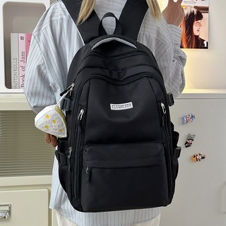 대용량 데일리 캐주얼 백팩 남녀공용 여행용 커플용 학생가방