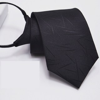 拉鍊領帶 男生素面領帶 韓版領帶 西裝領帶