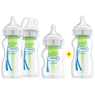 닥터브라운 플러스 PP 젖병 3개 구매시 1개 증정 배앓이 방지, 150(1)+270(2)+증정270(1)