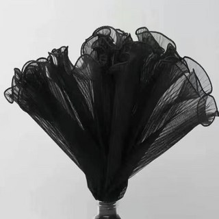 桃園出貨 花束包裝紙 波浪紗 花束材料 鮮花包裝 褶皺花店裝飾 浪花紗, 顏色隨機1米【包1支花】, 1個